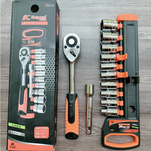 Bộ Khẩu, Tuýp Sửa Chữa 12 Chi Tiết Kapusi Japan, Thép Crv Cao Cấp Không Rỉ SP42