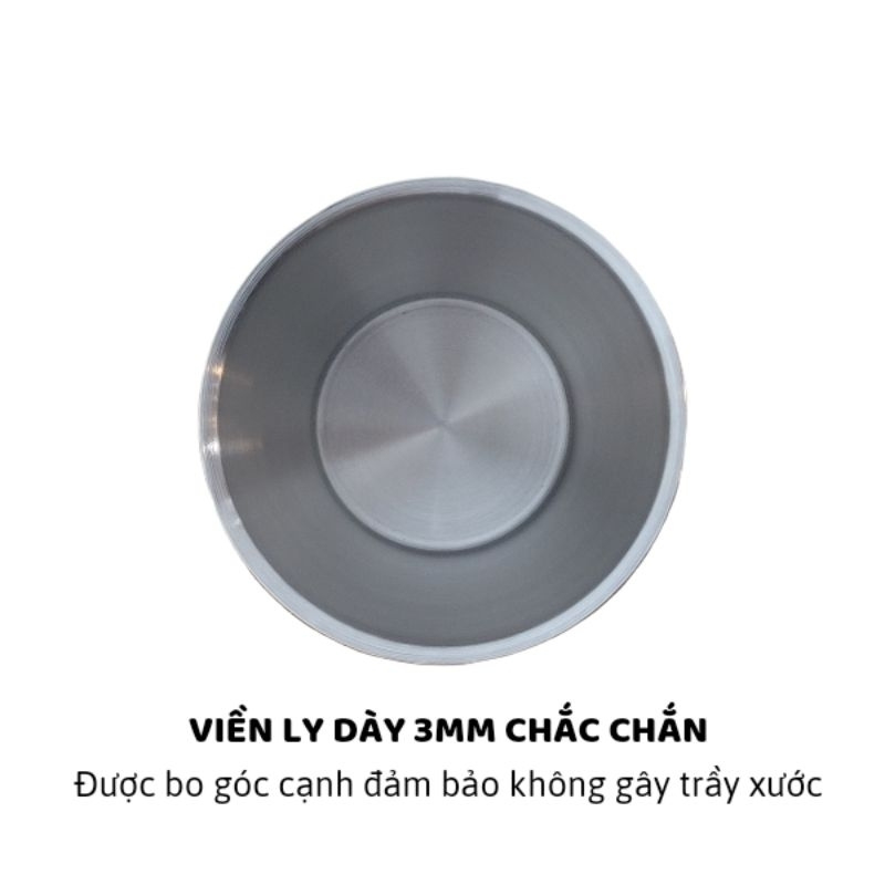 [CHÍNH HÃNG] Ly inox 2 Lớp 450ml Gorilla Chef Chuyên Dùng Uống Đá, Đồ Uống Lạnh SP46