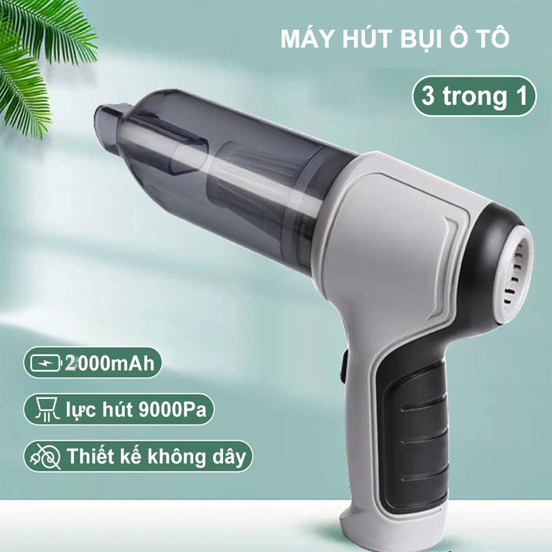 [CHÍNH HÃNG] Máy Hút Bụi Cầm Tay Tamashio Lực Hút 9000PA Hút Bụi Đa Năng Siêu Khỏe, Đầu Hút tiện lợi