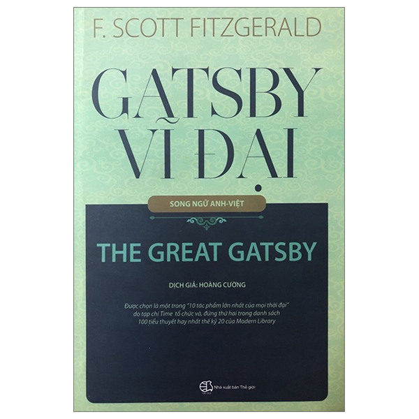Ảnh Sách - Gatsby vĩ đại (song ngữ Anh Việt) - NXB Thế Giới 1