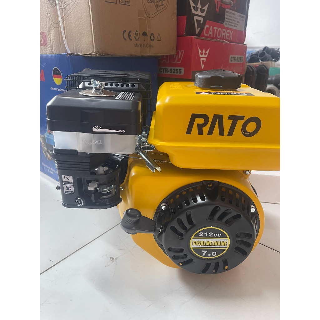 Động cơ RATO, máy nổ RATO 7hp 4kw cốt thẳng tặng kèm puli | Shopee Việt Nam