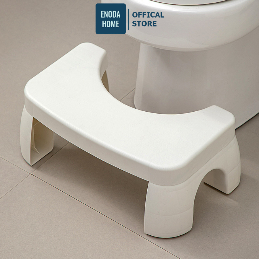 Ghế Kê Chân Toilet ENODA HOME, Bồn Cầu Giúp Tư Thế Đi Vệ Sinh Khoa Học, Chống Táo Bón, Chất Liệu Dày Dặn Chắc Chắn GHE00