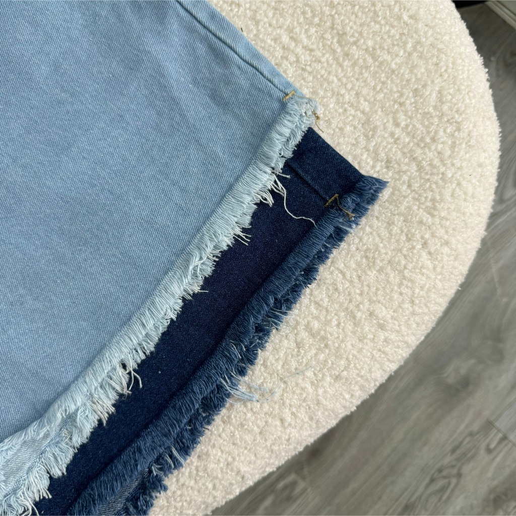 Quần Sort Jeans Rách Bigsize Nữ,Quần Đùi Lưng Cao Tôn Dáng Vải Không Co Giãn J1