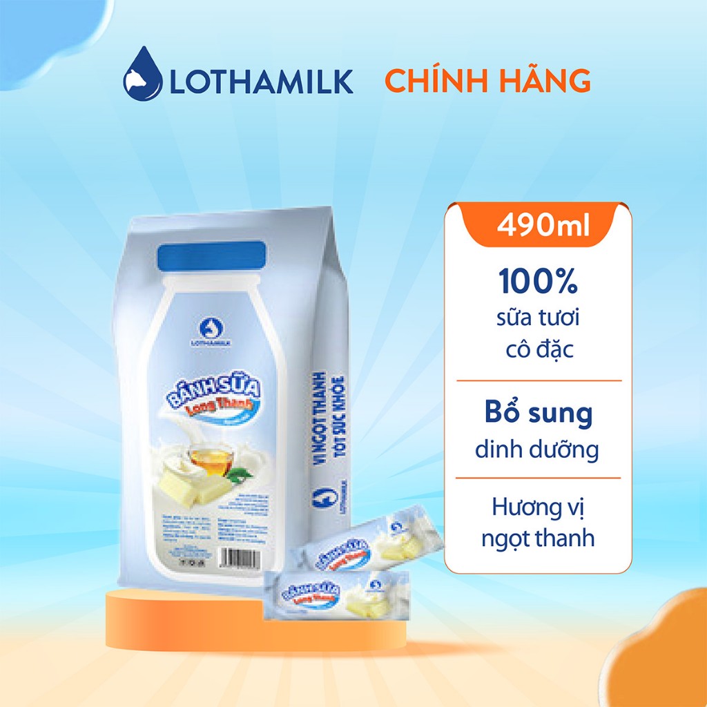 Ảnh Bánh sữa Lothamilk nguyên chất túi 140g 1