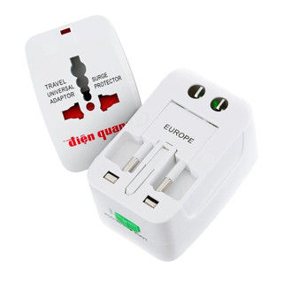 Ổ cắm đa năng Điện Quang (dành cho du lịch) ĐQ ESK TV01 ( Màu trắng) - Hàng chính hãng