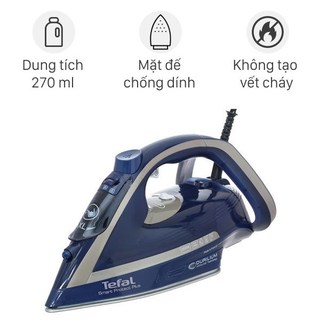 Bàn ủi hơi nước Tefal FV6872E0, công suất 2600W, dung tích bình chứa 270ml, sản xuất tại Pháp
