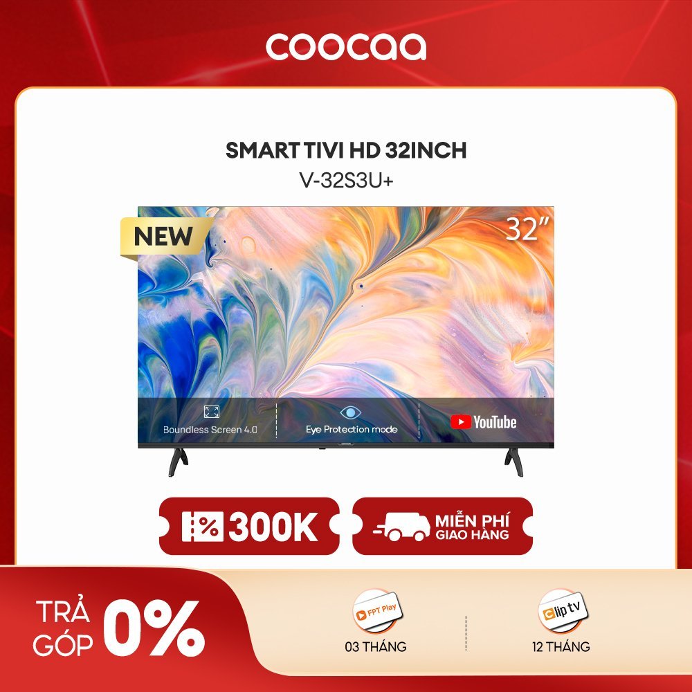 Smart Tv Hd Coocaa 32 Inch Wifi Model 32s3u Miễn Phí Lắp đặt