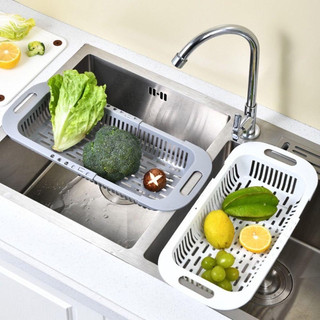 Rổ đa năng gác bồn rửa có thể điều chỉnh kích thước phù hợp với mọi loại chậu