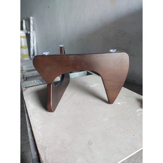 Bàn Noguchi , Bàn trà kính cường lực 12mm, Chân Được Lắp Đặt Sẵn