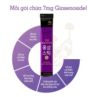 TPBVSK Nước hồng sâm Red Ginseng Everyday Extract Stick Mild 10ml x 30 gói hàm lượng Ginsenoside 7mg/gói