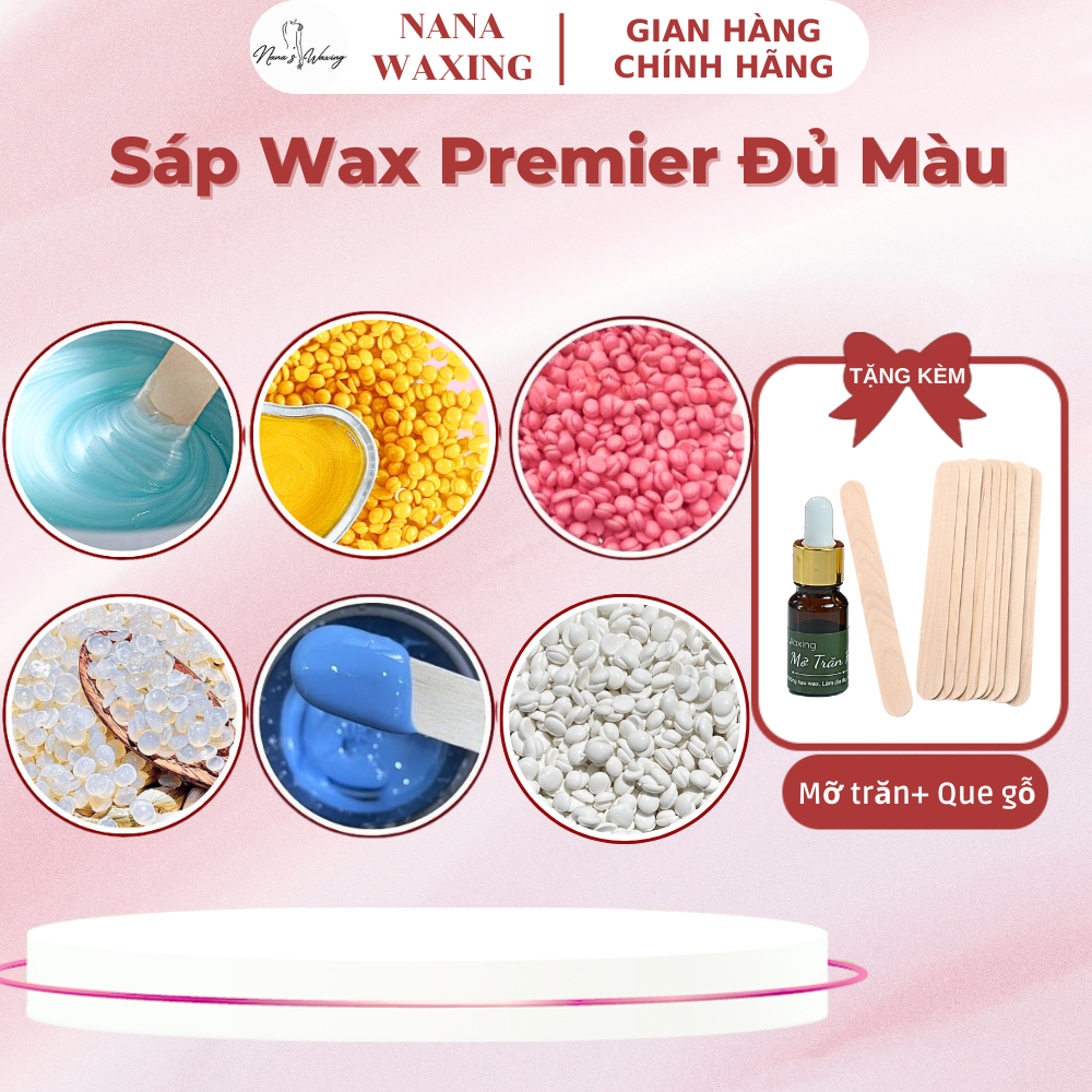Sáp wax lông cao cấp 400Gr (tặng Que gỗ + Mỡ trăn) NANA'S WAXING ...
