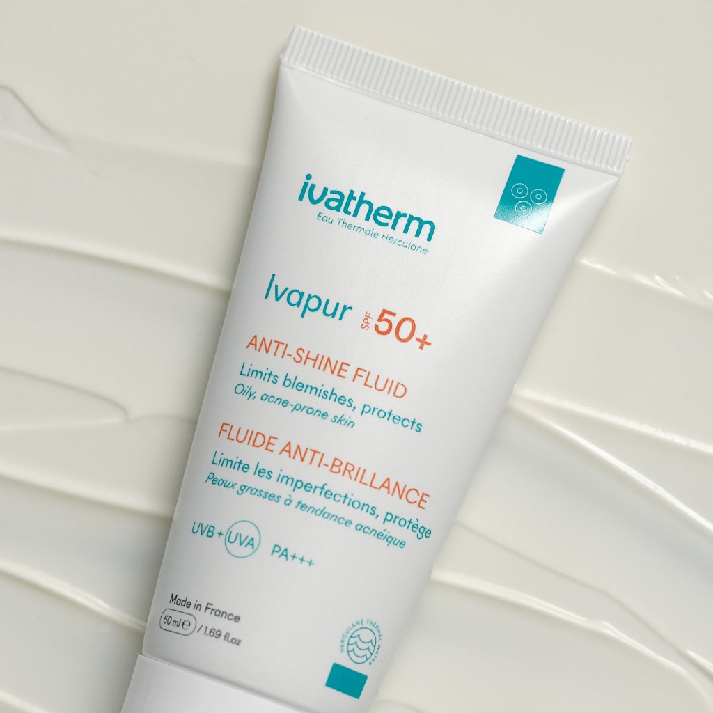 Kem chống nắng kiềm dầu IVAPUR Antishine Fluid SPF50