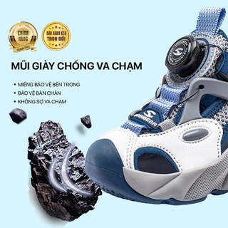 Dép quai hậu cho bé 6 - 12 Tuổi HOBIBEAR GU8182 đế Eva, xăng đan tăng chiều cao có khóa xoay