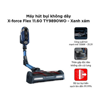 Máy hút bụi cầm tay Tefal TY9890WO, dùng Pin, thời gian sử dụng lên đến 45 phút, bảo hành 24 tháng