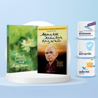 Combo Sách - Không diệt không sinh đừng sợ hãi + Từng bước nở hoa sen - Thiền sư Thích Nhất Hạnh