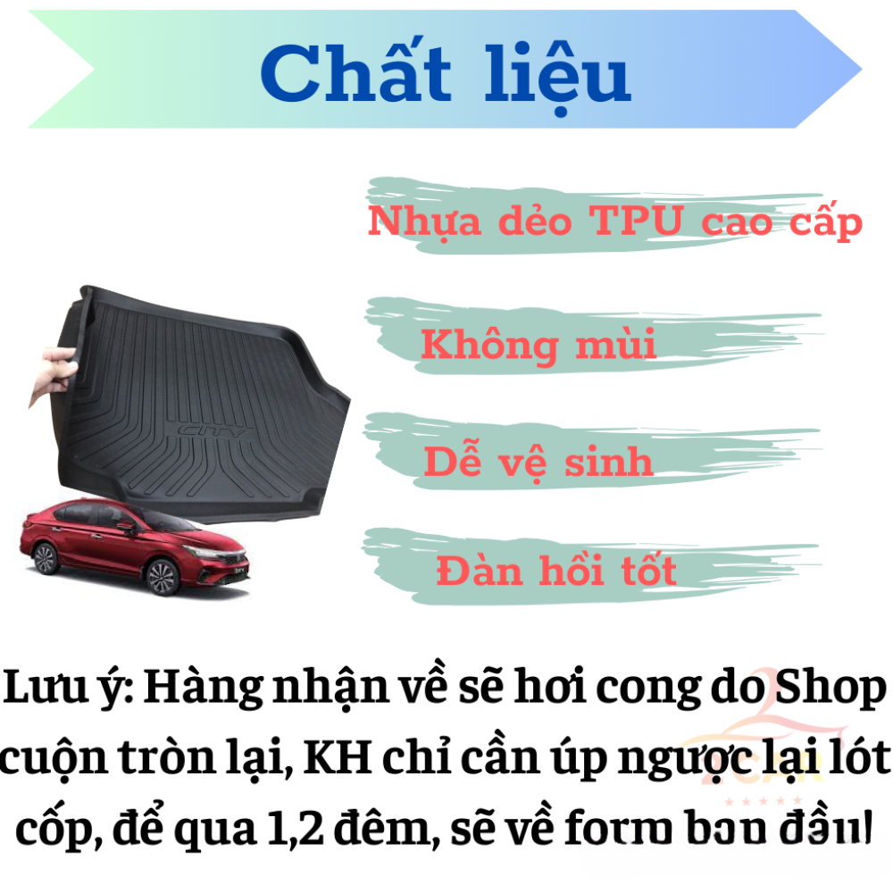 LÓT CỐP xe Honda HRV 2022 - 2026 nhựa dẻo cao cấp, không mùi không thấm nước_2CAR
