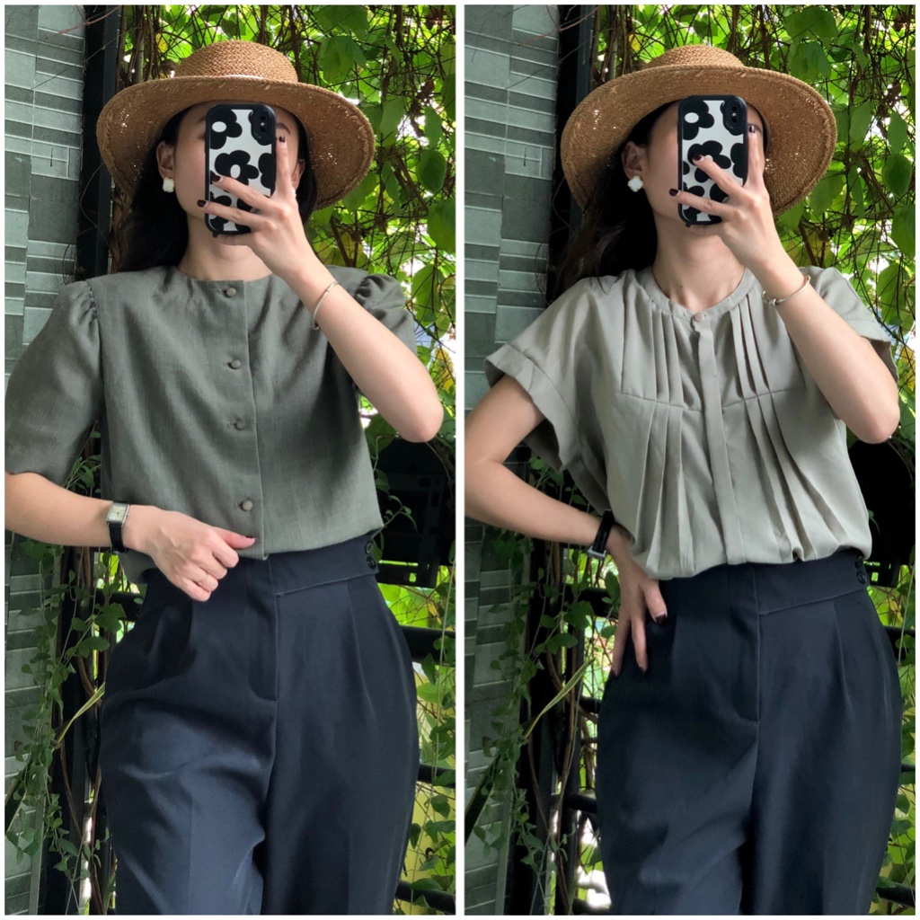 Sơ mi vintage/hoạ tiết/cổ điển/ 2hand chọn mẫu/update thường xuyên [ig: april6_clothing]