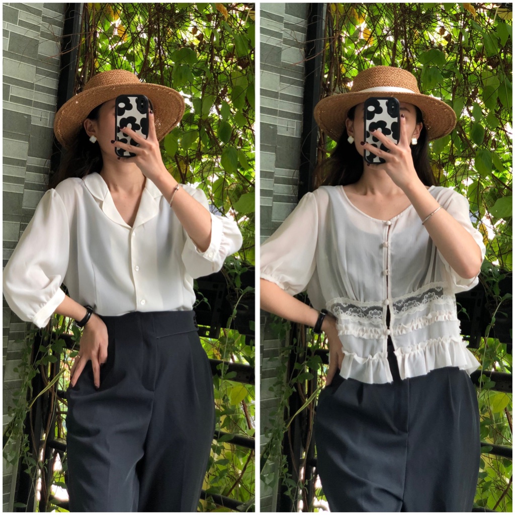 Sơ mi vintage/hoạ tiết/cổ điển/ 2hand chọn mẫu/update thường xuyên [ig: april6_clothing]