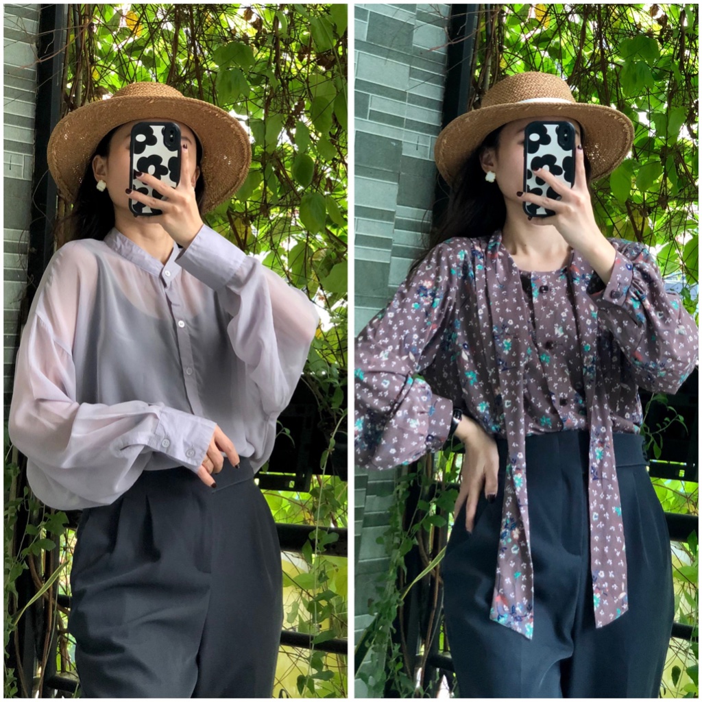 Sơ mi vintage/hoạ tiết/cổ điển/ 2hand chọn mẫu/update thường xuyên [ig: april6_clothing]