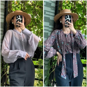 Sơ mi vintage/hoạ tiết/cổ điển/ 2hand chọn mẫu/update thường xuyên [ig: april6_clothing]