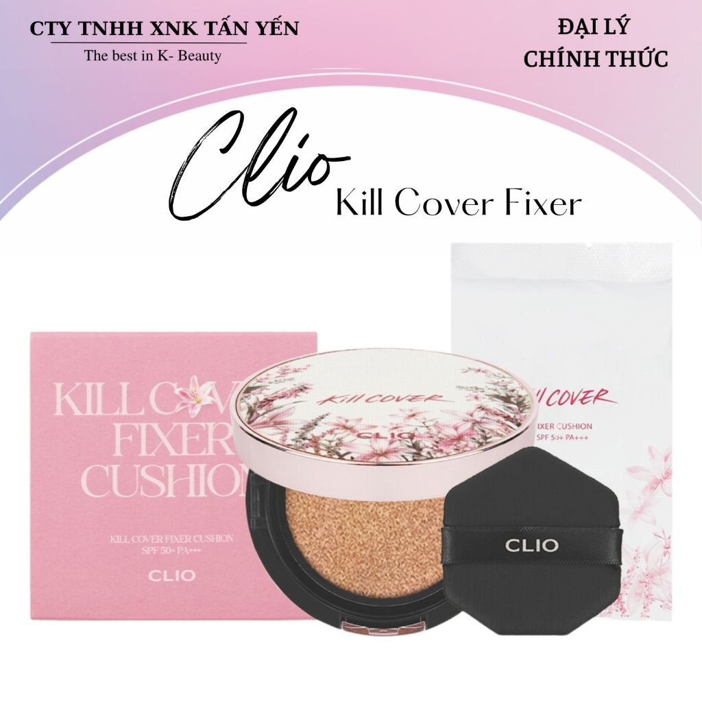 [Kèm Lõi] Phấn Nước Cushion Clio Kill Cover Fixer SPF50 PA+++ (Floral ...
