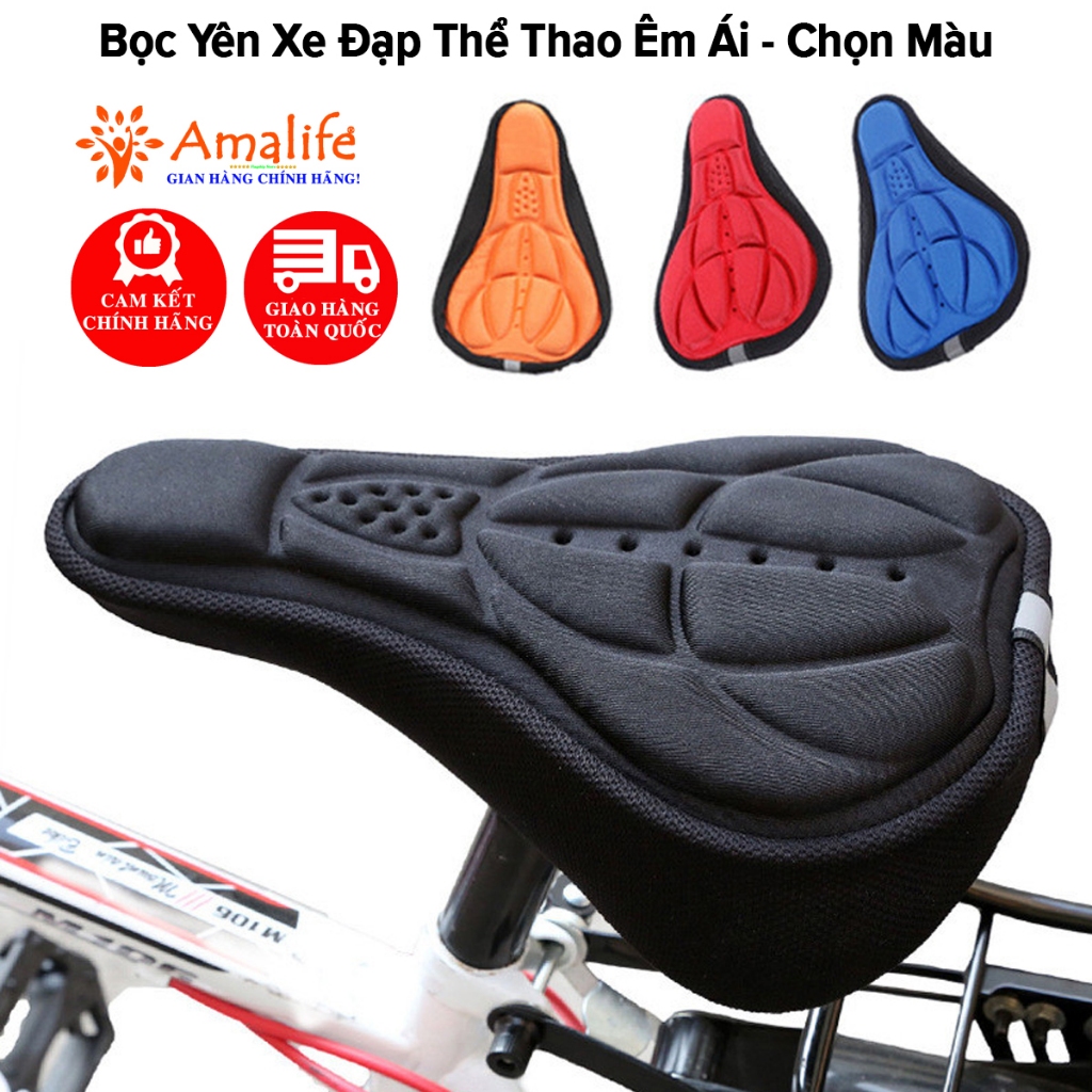 Ảnh Miếng Bọc Yên Xe Đạp Leo Núi Chọn Màu Chính Hãng Amalife 1