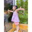 Bộ 2 dây bé gái cao cấp Sofia E0284 kitty hồng mềm mát dễ thương size 1-10y (10-40kg)