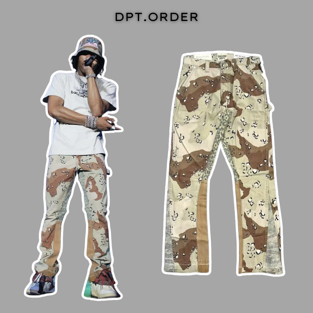 archive DPS military flare cargo pants