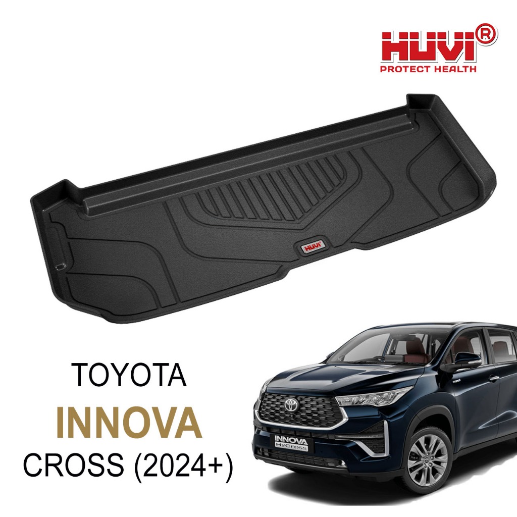 Thảm lót cốp 3D xe TOYOTA INNOVA CROSS 2024+ chính hãng HUVI Việt Nam ...
