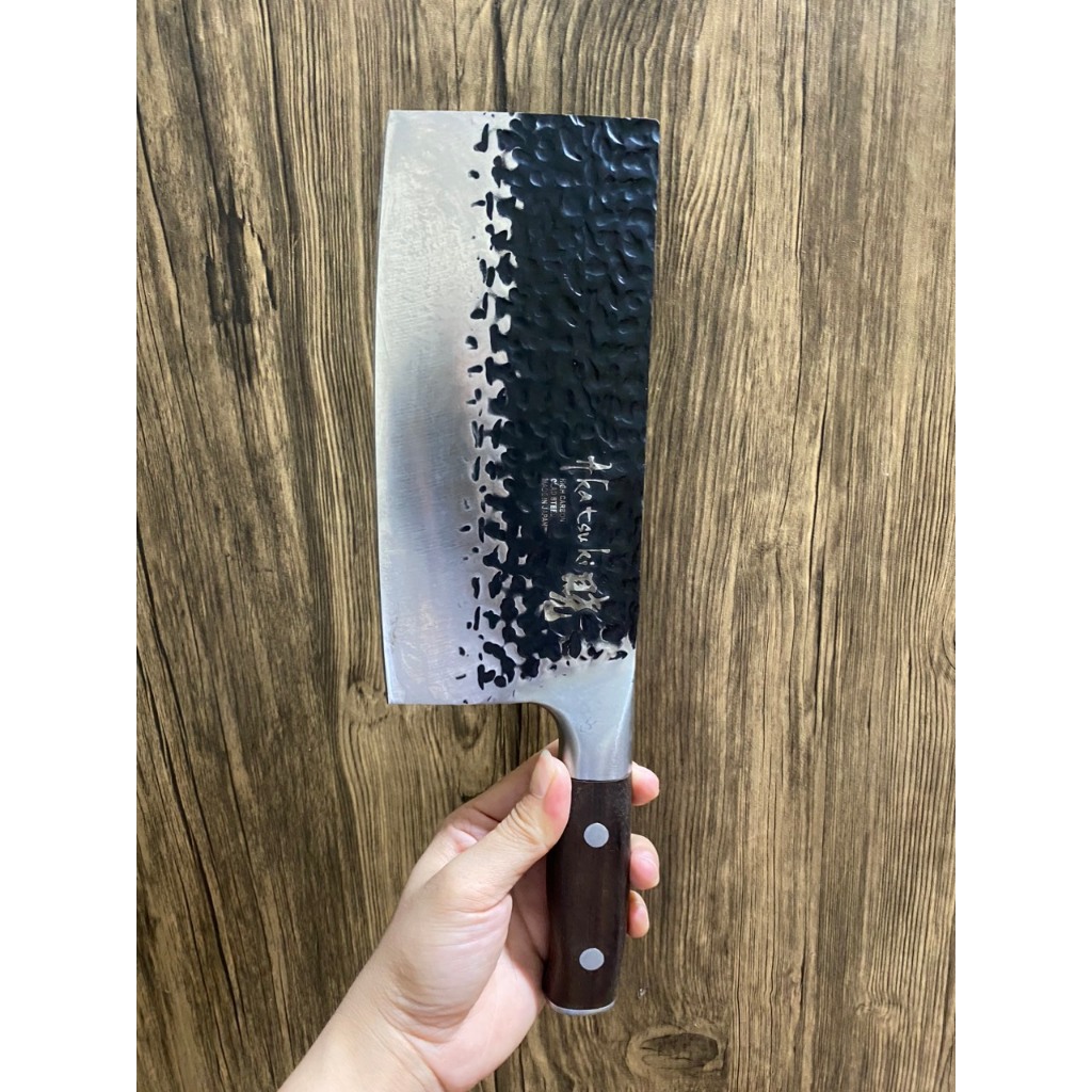 Dao Chặt AKATSUKI, Dao Siêu Sắc Bén Thép Không Gỉ Nặng 500g ,Dài 33cm- Lưỡi Dài 19.5cm- Rộng 9.5cm