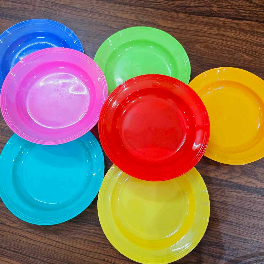 (5cái,10 cái) DĨA NHỰA TRÒN nhiều size . Nhựa dẻo để hột vịt lộn, hột ...