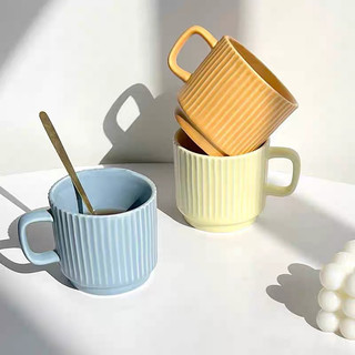 (Hàng L1 KO CHÌ, KO ĐỘC HẠI, CÓ GIẤY KIỂM ĐỊNH )  Cốc gốm sứ tráng men vintage trơn, cốc sứ vintage, cốc sứ cà phê