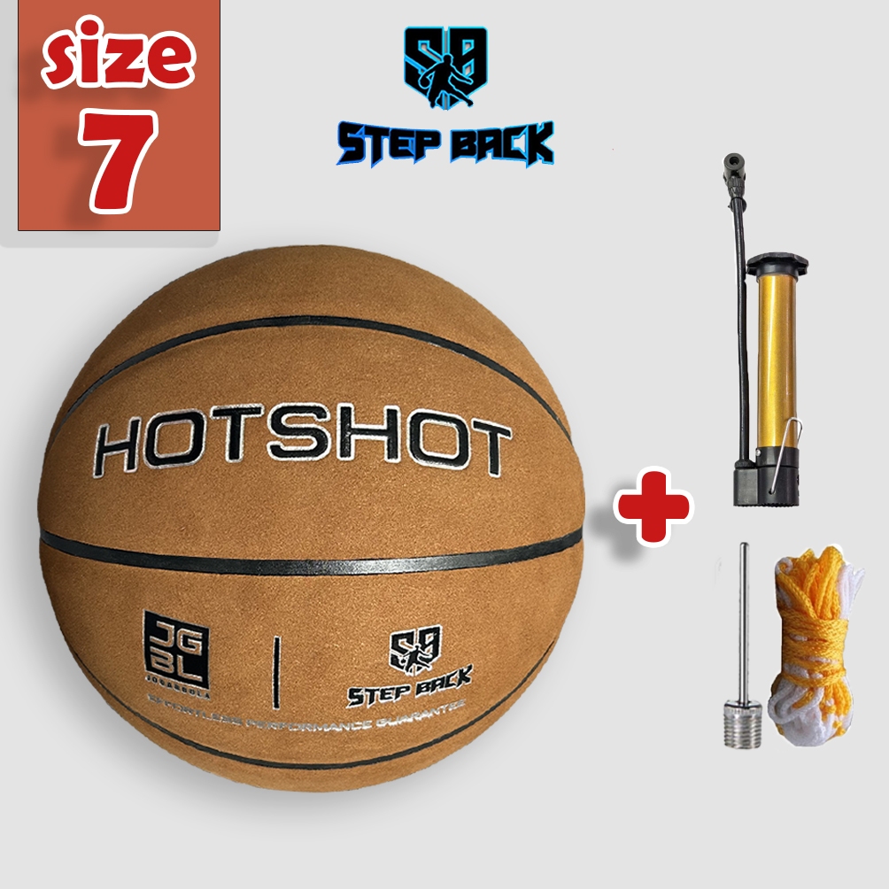 Bóng rổ da lộn HOTSHOT STEPBACK số 7, Bóng rổ da Microfiber Suede cao ...