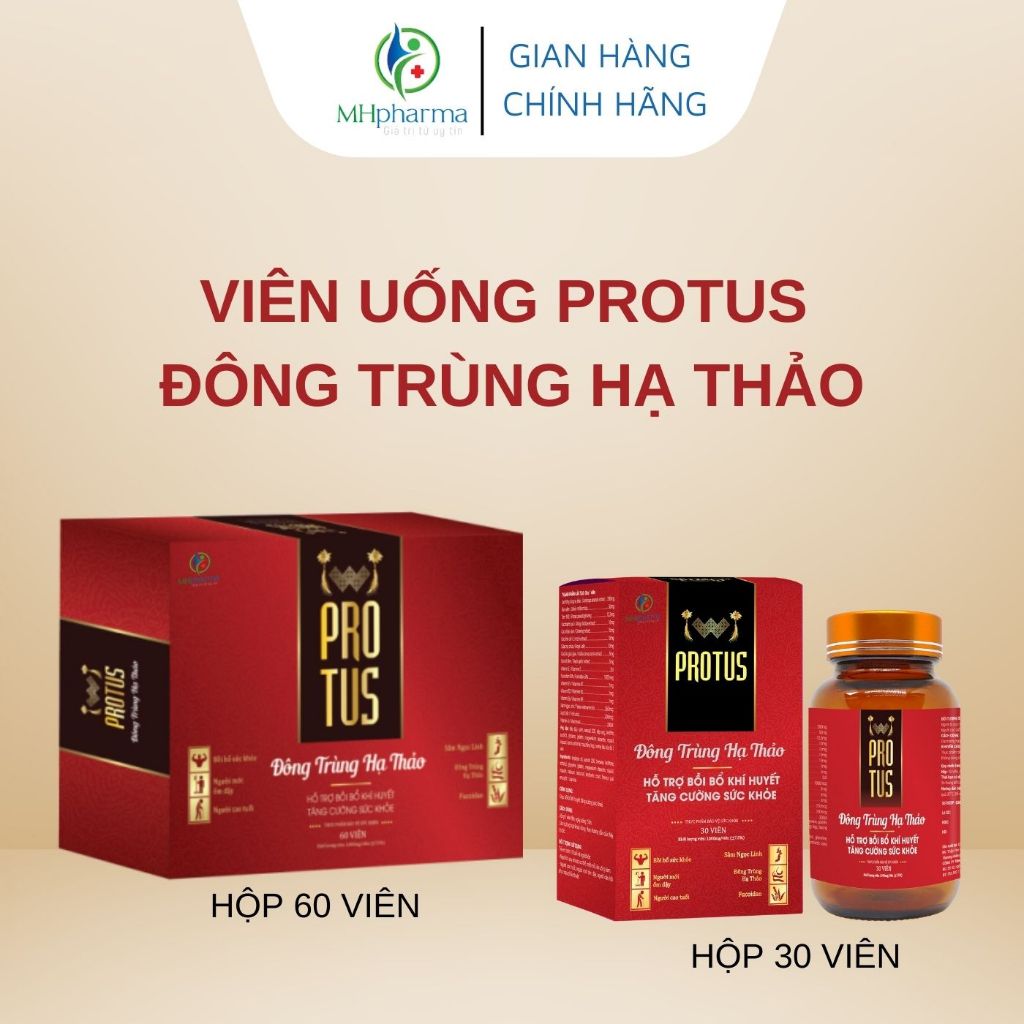 VIÊN UỐNG PROTUS ĐÔNG TRÙNG HẠ THẢO | Shopee Việt Nam