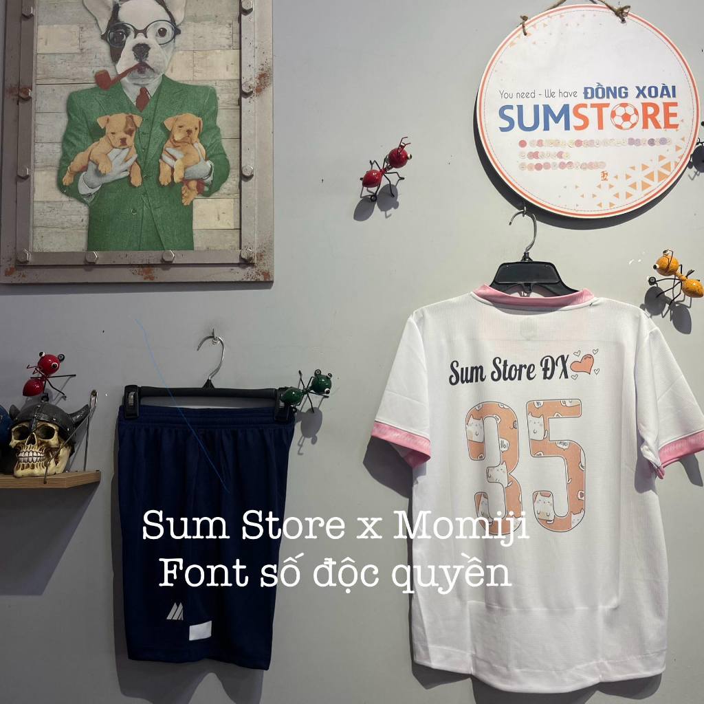 In Font Số Hello Kitty TK Riêng trên Bộ K3 Trắng Hồng - Áo Đấu, Áo Thể ...