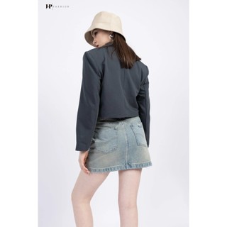 Áo Khoác Croptop Nữ J-P Fashion Hai Lớp, Áo Croptop Blazer Nữ Có Độn Vai Tay Dài Thời Trang Thanh Lịch 11509324