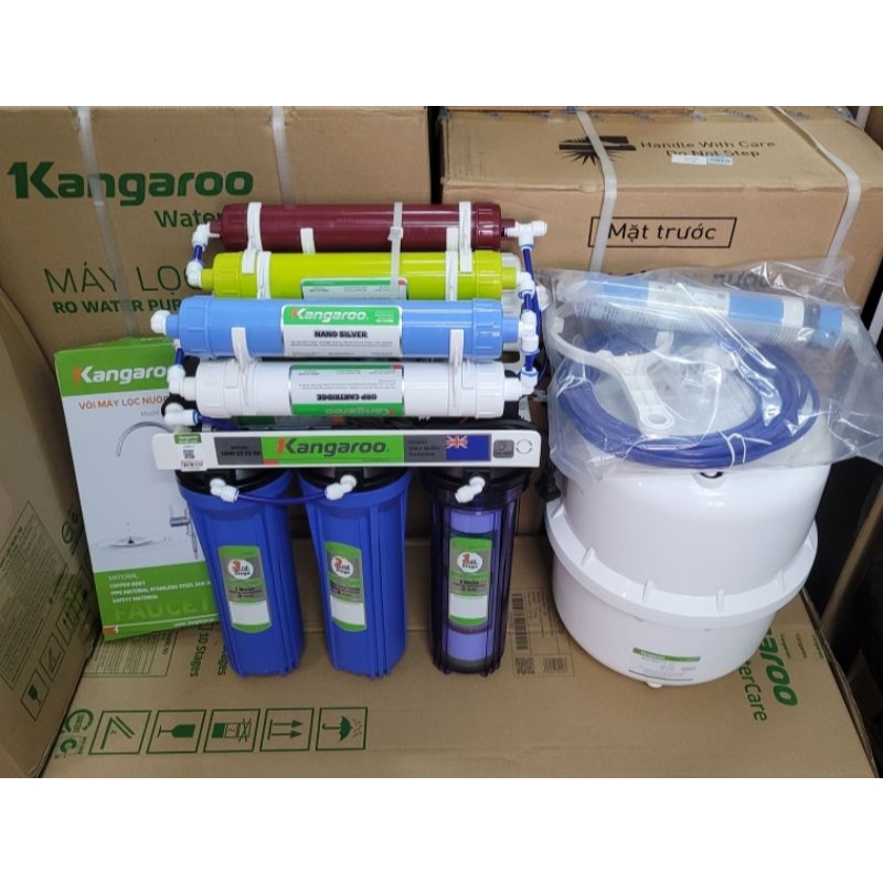 Máy Lọc Nước RO KGRP12 Kangaroo Chính Hãng 9 Lõi Lọc Bảo Hành 1 Năm Toàn Quốc Thiết Kế Nhỏ Gọn Để Gầm Bếp