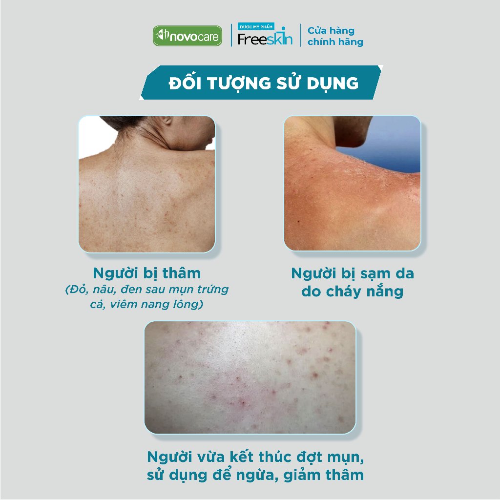 Ảnh Xịt mờ thâm 360 độ Novocare - Freeskin Blemish Control Body Mist 80ml 3