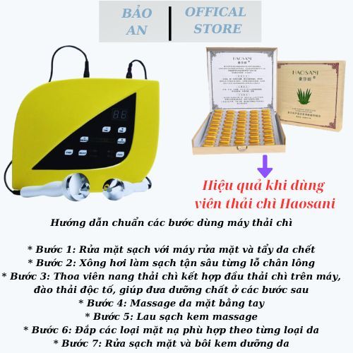 Máy Thải Chì, Máy Hút Chì B627, Máy Thải Chì Hồng B626 Giúp Da Sáng khoẻ, Rạng Rỡ, Bảo Hành 6 Tháng