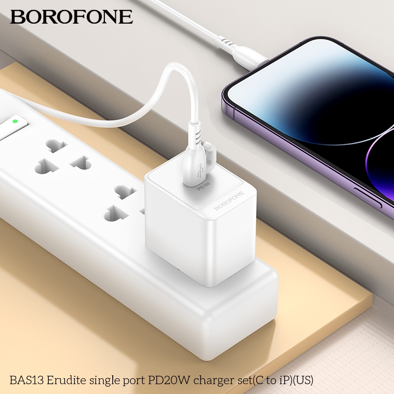 Ảnh Sạc nhanh PD 20W Borofone BA38 bảo hành 12 tháng 2