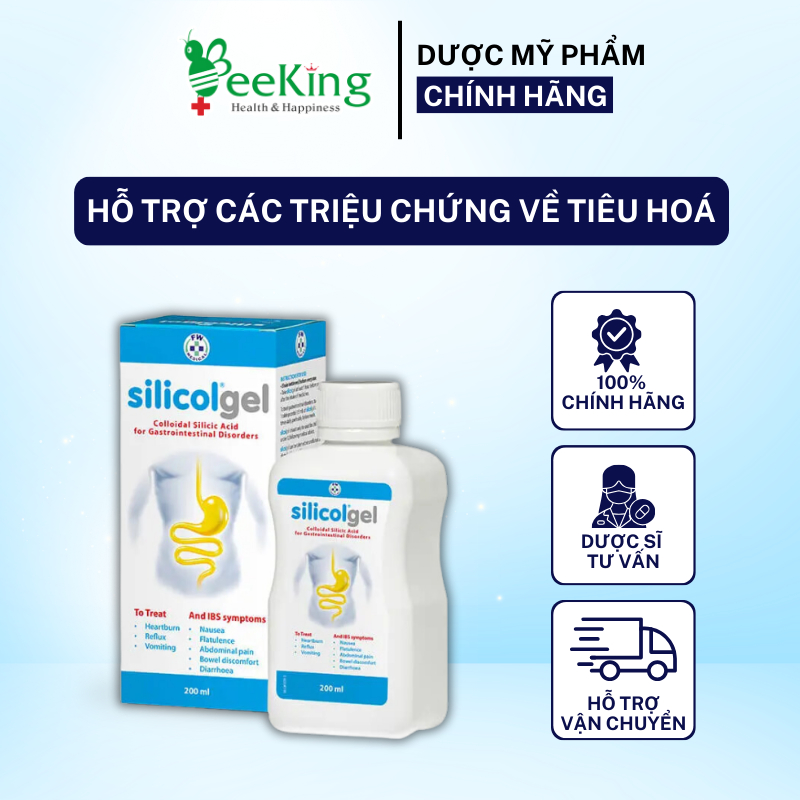 SILICOL GEL - Giảm triệu chứng r.uột kích thích, r.ối loạn tiêu hoá