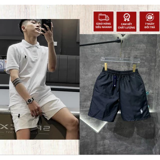 Quần Short Nam Rap Lau Rừn Họa Tiết Thêu Ngựa Cao Bồi Siêu Đẹp - Quần Đùi Rap Lau Rừn Chất Vải Gió Cao Cấp