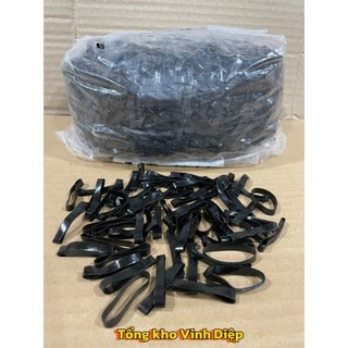 1 bịch 1kg chun buộc tóc đen, nhiều màu dai tốt