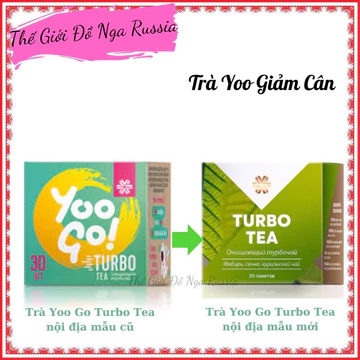 Trà Yoo go Turbo Tea Body T Siberian Health mẫu mới - Trà Thảo Mộc Giảm Cân, Giảm Mỡ Nội Tạng Giữ Dáng Từ Nga