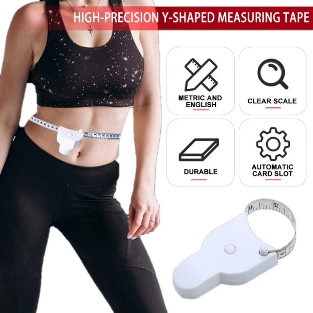 Ảnh Thước Dây - Taky, Với Nút Bấm Tự Rút Sau Khi Kéo, Đo Vòng Bụng, Đùi, Tay, Vòng Eo 3 Vòng Kiểm Tra Sức Khỏe 1.5m. 5945 2