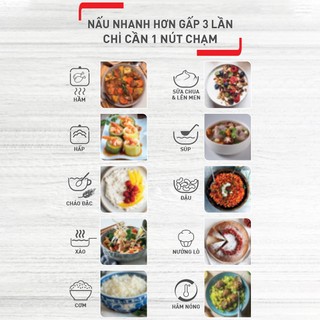 Nồi áp suất điện đa năng Tefal Speedy Cook CY222D68 5L, 900W, 10 thực đơn sẵn  - Bảo hành 24 tháng