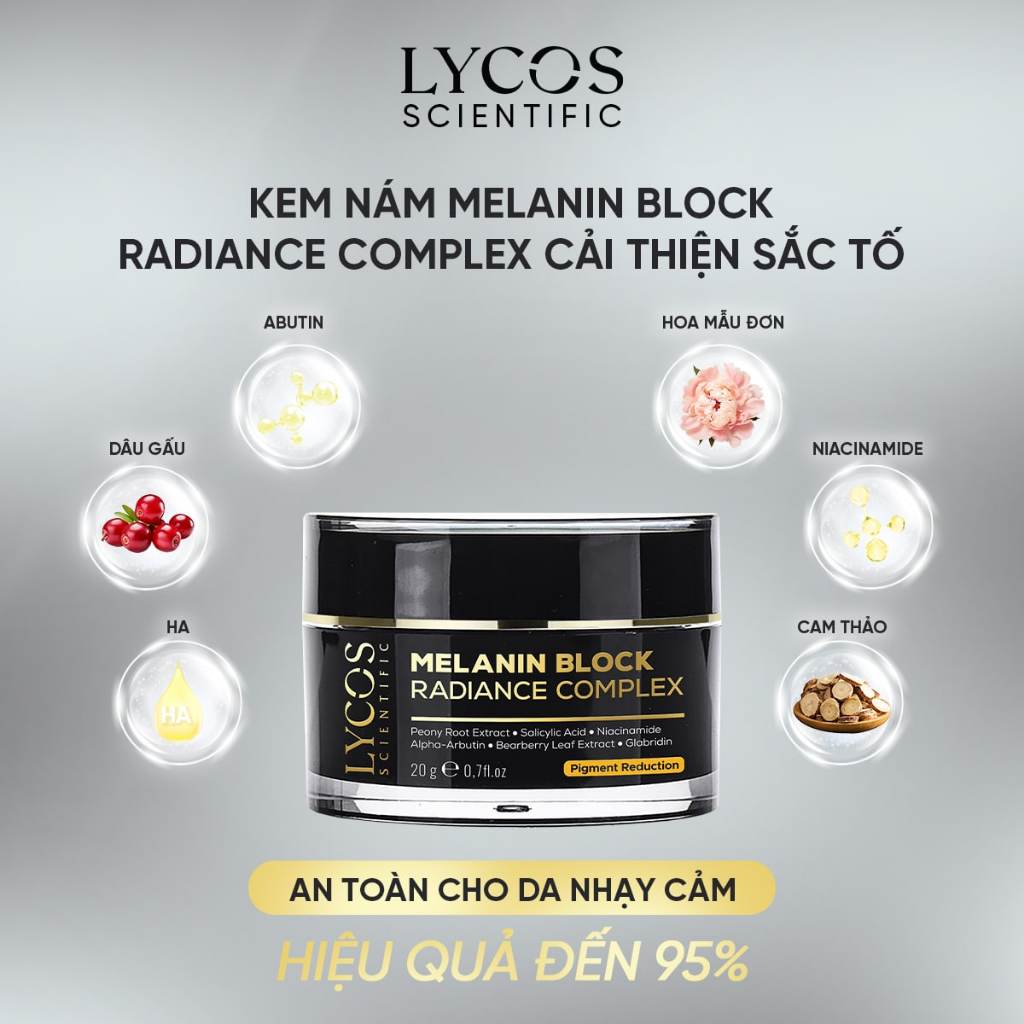 Product image Kem Nám Đêm MELANIN BLOCK LYCOS, Kem Nám Lycos: giảm thâm nám tàn nhang, dưỡng trắng da 3