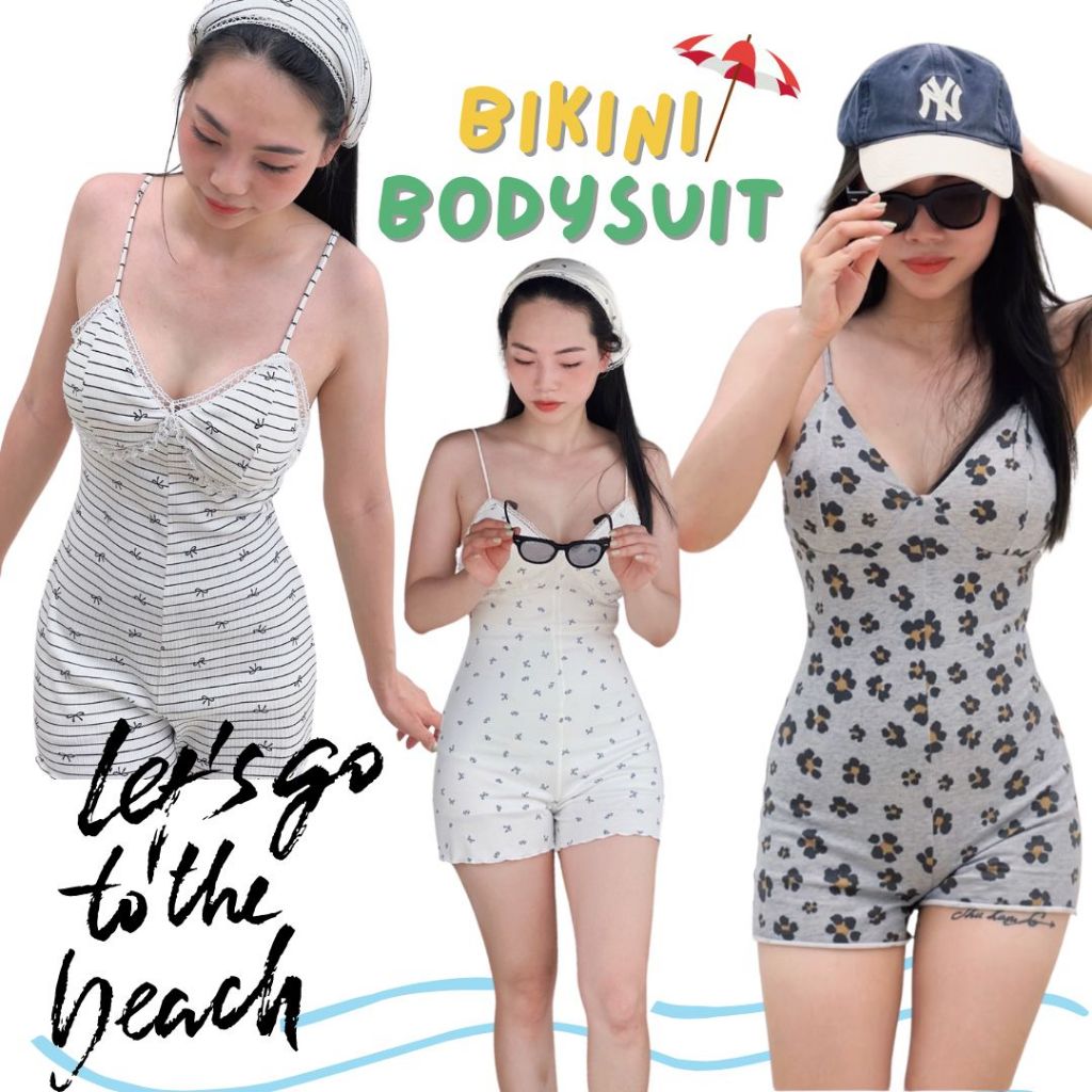 Đồ bơi bikini nữ Sicily liền thân kèm khăn đội đầu Bodysuit BOI506