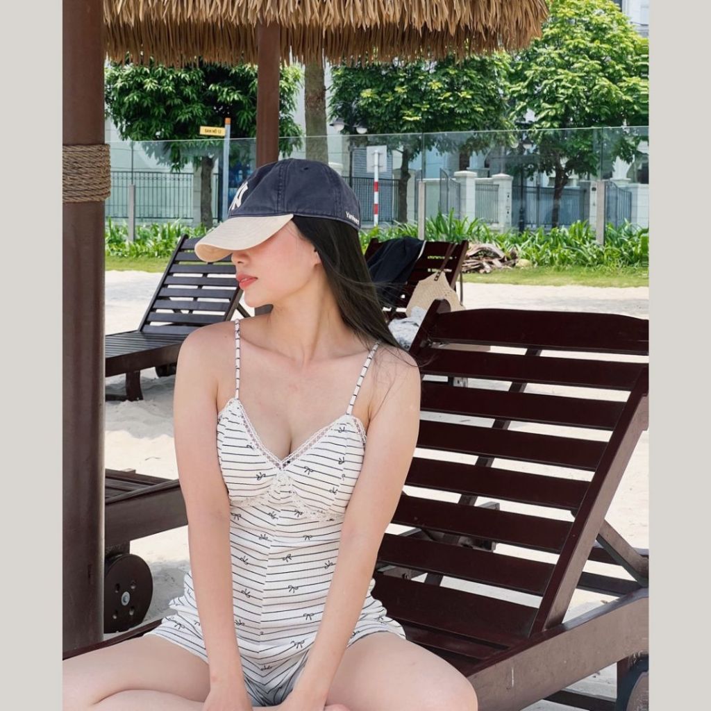 Đồ bơi bikini nữ Sicily liền thân kèm khăn đội đầu Bodysuit BOI506