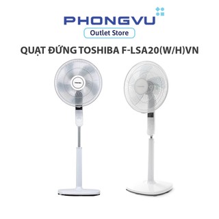 Quạt Đứng Toshiba F-LSA20(W/H)VN - Remote Điều Khiển Từ Xa, 9 Cánh, Gió Tự Nhiên, Hẹn Giờ, Tiết Kiệm Điện - BH 12 Tháng